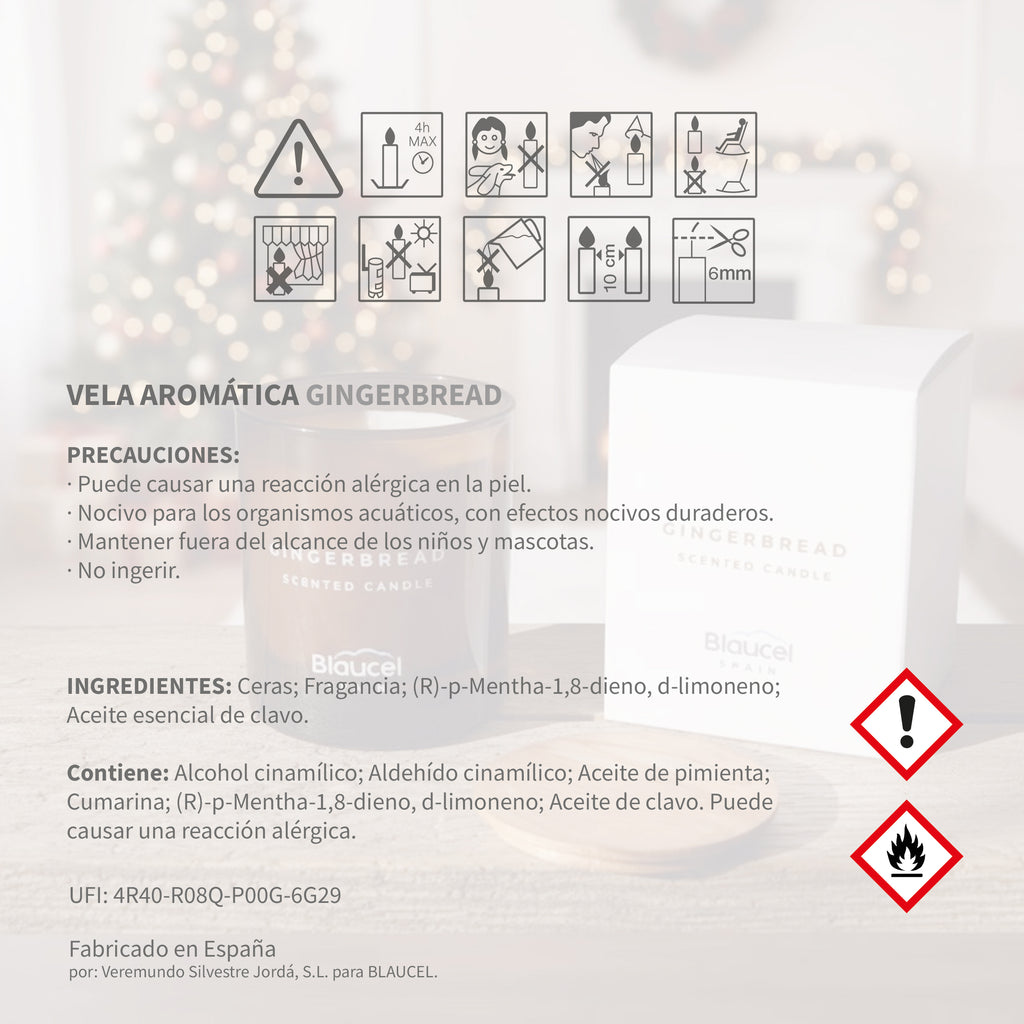 Blaucel Vela Aromática Gingerbread 230g