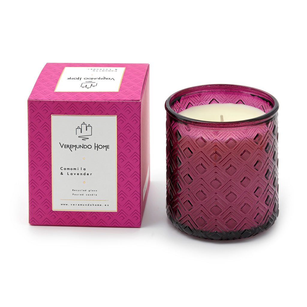 Veremundo Home - ORGANIC - Vela perfumada CAMOMILE & LAVENDER 275g