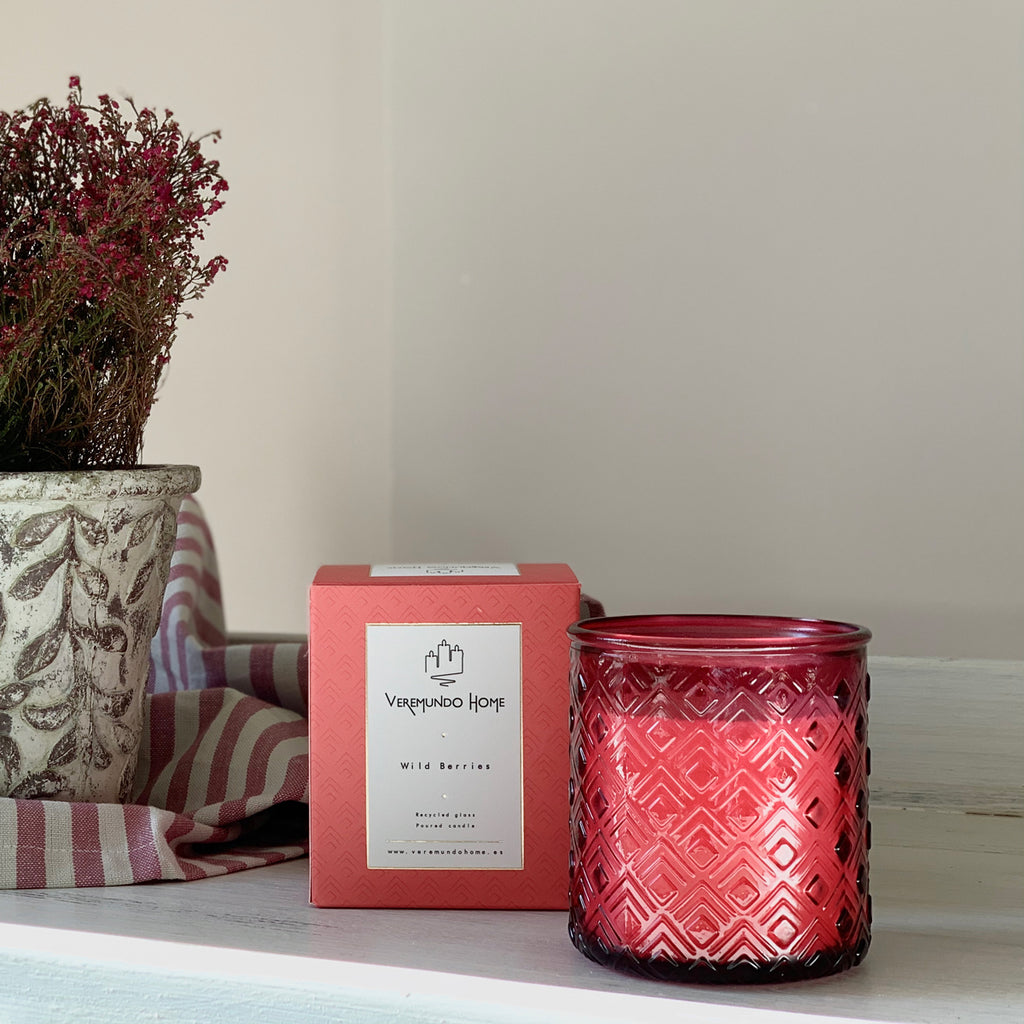 Veremundo Home - ORGANIC - Vela perfumada WILD BERRIES - 275g