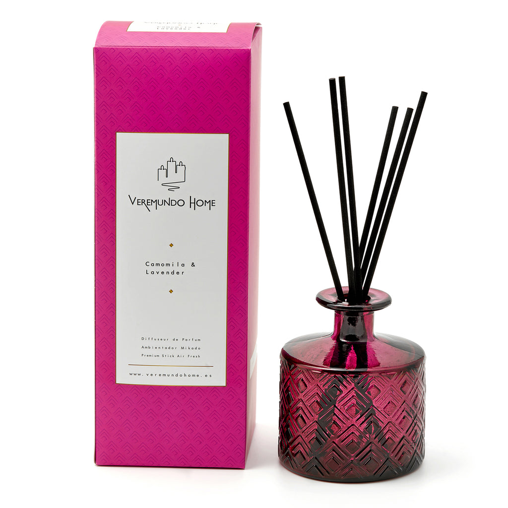 Veremundo Home - ORGANIC - Ambientador varillas CAMOMILA & LAVENDER