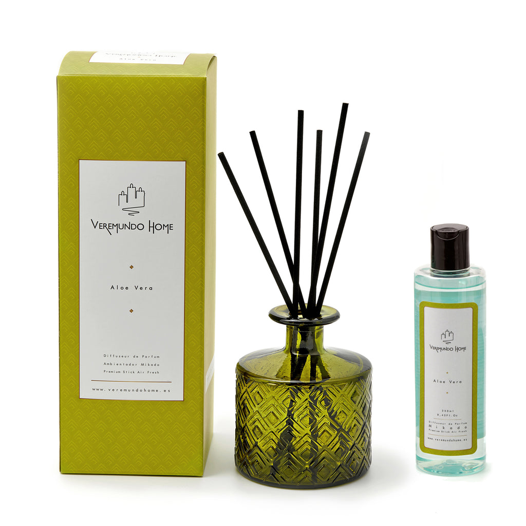 Veremundo Home - ORGANIC - Ambientador varillas ALOE VERA